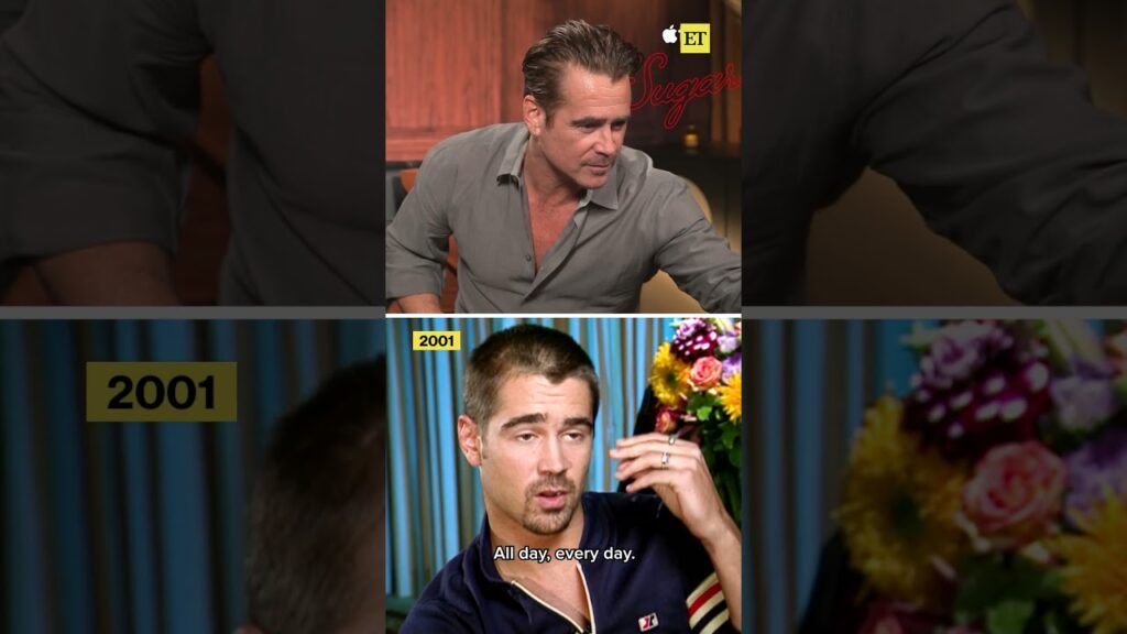 #colinfarrell reacts to his first ET interview #colinfarrell reacts to his first ET interview