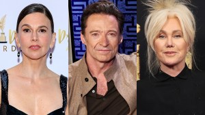 NEW YORK, NEW YORK - JUNE 01: Sutton Foster attends the 2025 Drama Desk Awards at NYU Skirball Center on June 01, 2025 in New York City; NEW YORK, NEW YORK - DECEMBER 10: Hugh Jackman appears on SiriusXM's 'The Howard Stern Show' at SiriusXM Studios on December 10, 2025 in New York City; NEW YORK, NEW YORK - DECEMBER 13: Deborra-Lee Furness attends the "The King's Man" New York Gala Screening at Museum of Modern Art on December 13, 2021 in New York City.