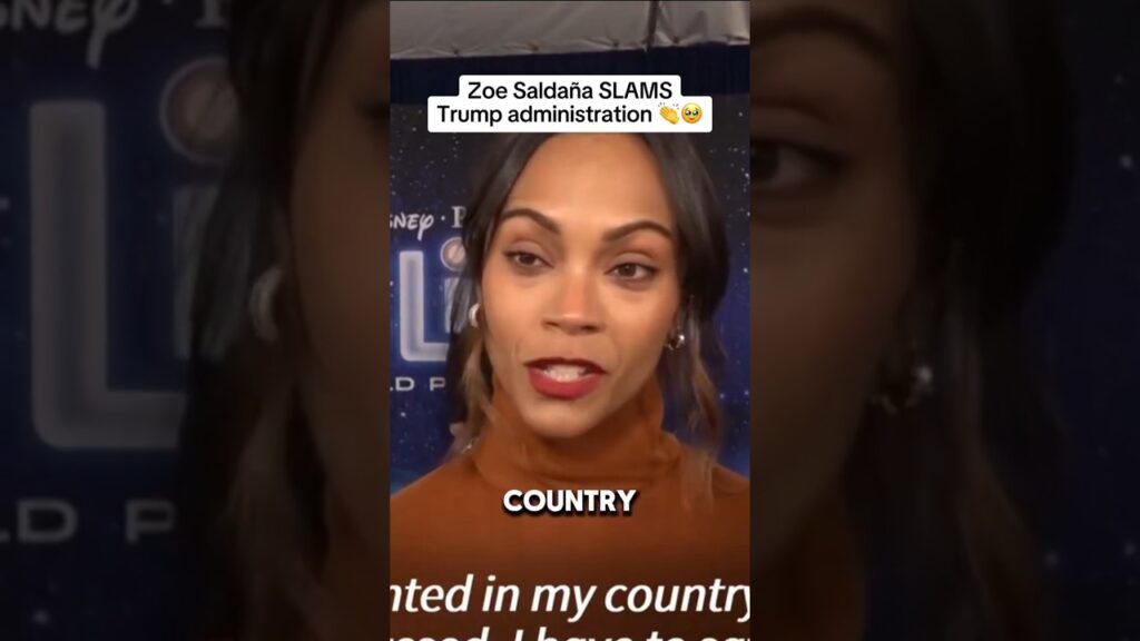 Zoe Saldaña TORCHES Trump Administration 😳🔥 #Trump #Politics #BreakingNews Zoe Saldaña TORCHES Trump Administration 😳🔥 #Trump #Politics #BreakingNews