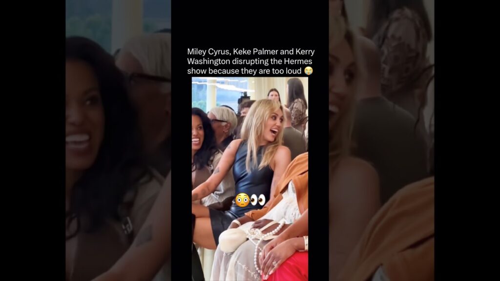Miley Cyrus, Keke Palmer & Kerry Washington Were Having Too Much Fun at Hermès | #shorts #mileycyrus