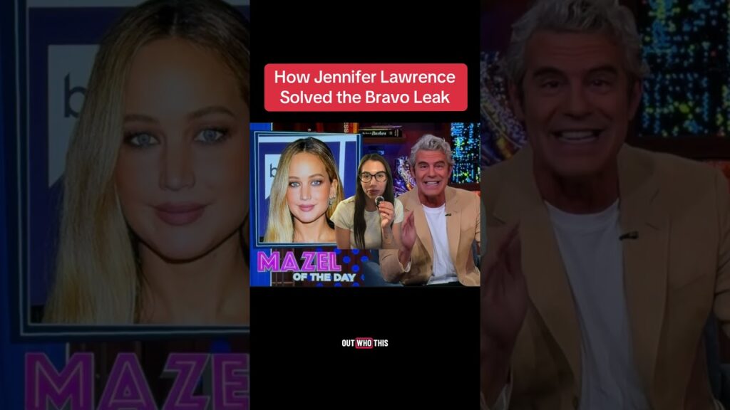 This is how Jennifer Lawrence solved the Bravo Leak-Allegedly!