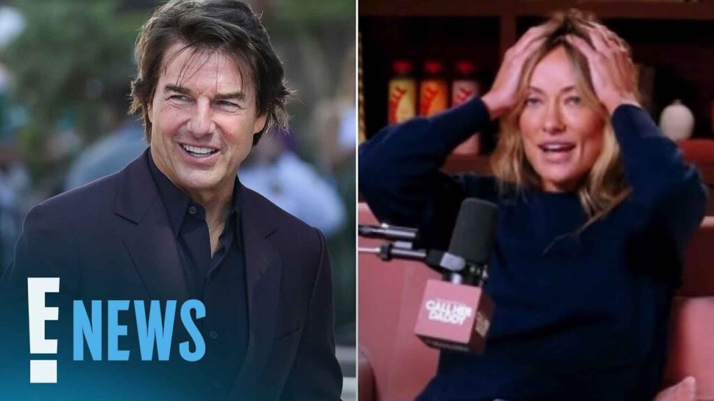 What Tom Cruise Told Olivia Wilde After Being Served Onstage | E! News What Tom Cruise Told Olivia Wilde After Being Served Onstage | E! News