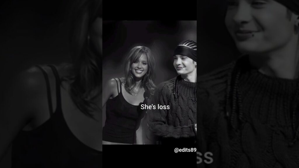 Jessica alba and tom Kaulitz 🤍 #edit #tokiohotel she's loss,😭