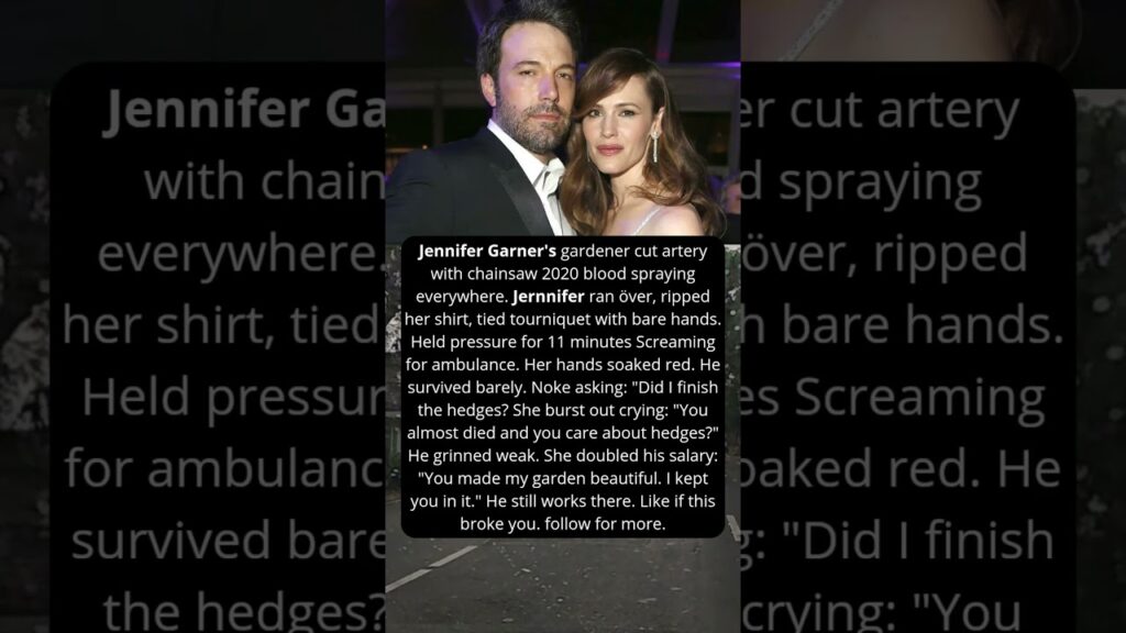 Kindness shows most in moments of fear ❤️#stories #jennifergarner  #truelove #truestory #familyfirst