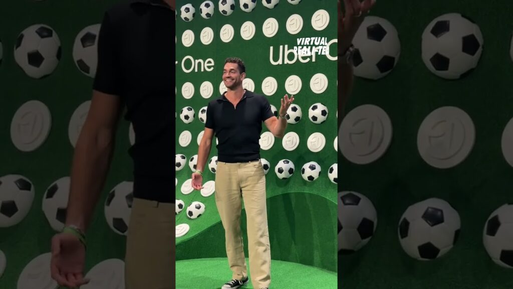 Summer House Stars Kyle Cooke & Jesse at Uber One Soccer Kickoff | Virtual Reali-Tea #shorts
