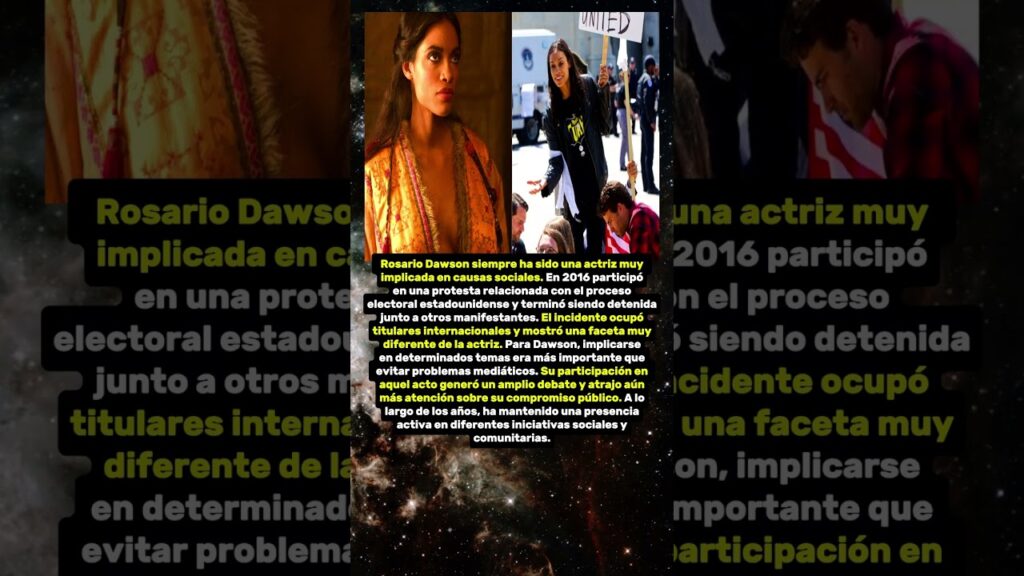 LA DETENCIÓN DE ROSARIO DAWSON SORPRENDIÓ AL MUNDO LA DETENCIÓN DE ROSARIO DAWSON SORPRENDIÓ AL MUNDO