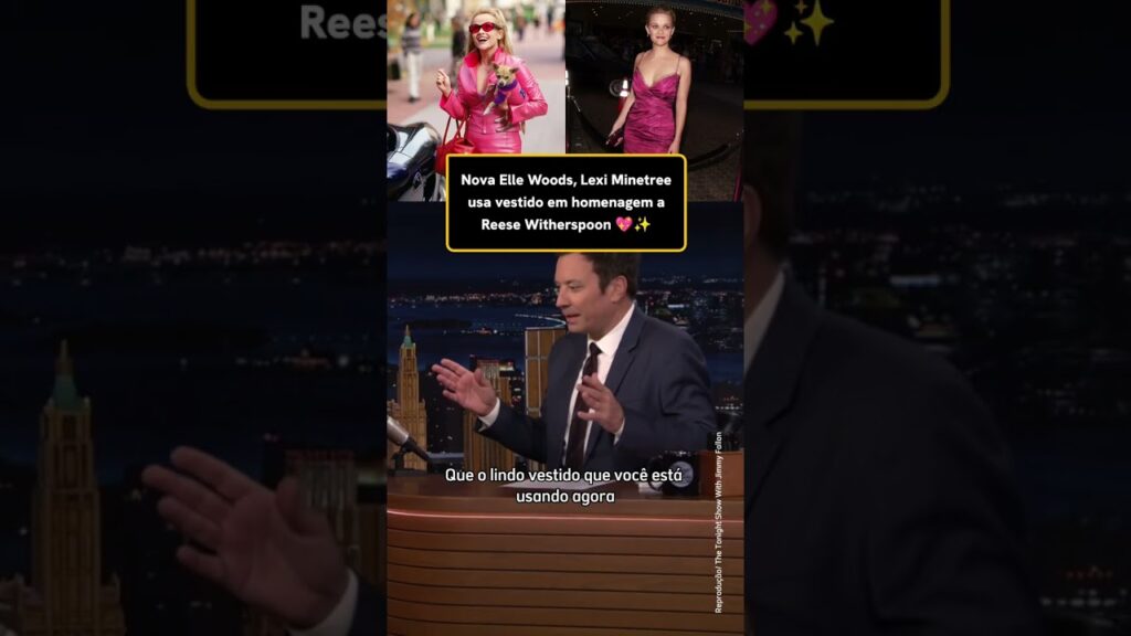 NOVA ELLE WOODS, LEXIE MINETREE USA VESTIDO EM HOMENAGEM A REESE WITHERSPOON NOVA ELLE WOODS, LEXIE MINETREE USA VESTIDO EM HOMENAGEM A REESE WITHERSPOON