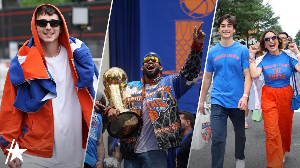 How Timothée Chalamet, Mariska Hargitay, Ben Stiller & More Celebrated At Knicks Parade