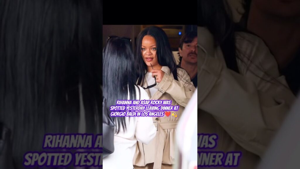 Rihanna and Rocky caught by fans in LA #rihanna #asaprocky #celebrities
