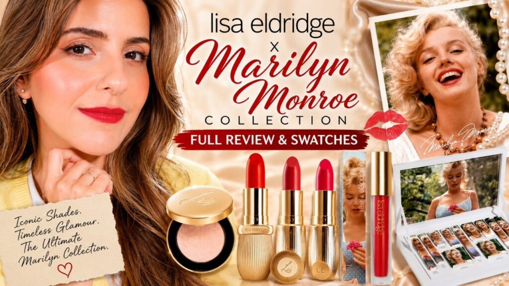 Lisa Eldridge x Marilyn Monroe Collection | Full Review, Swatches & Try-On
