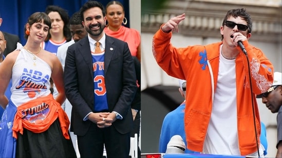 Celebrities join Knicks Parade as New York turns blue and orange Hindustan Times News