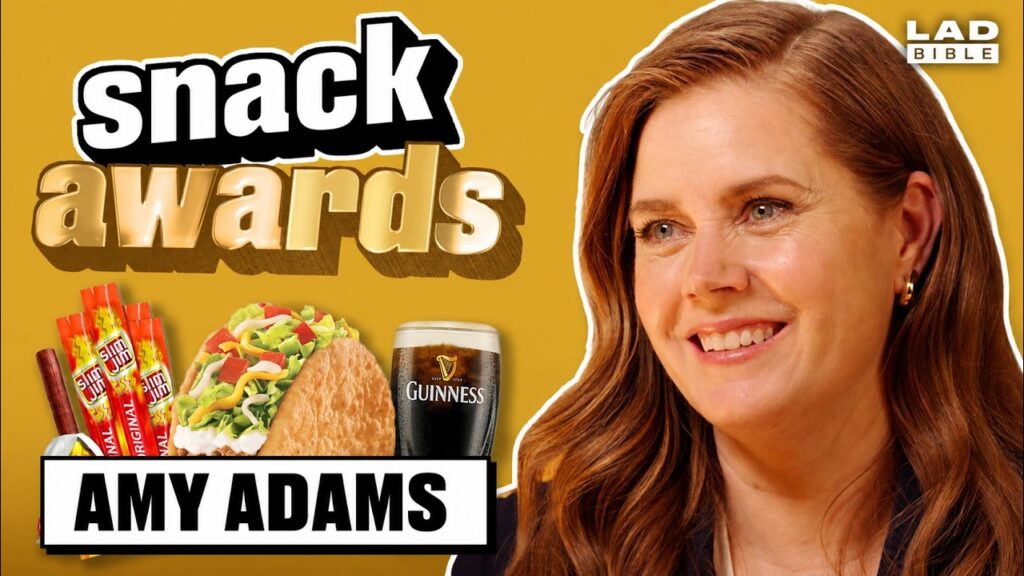Amy Adams Tries Her Favourite Snacks of All Time | Snack Awards