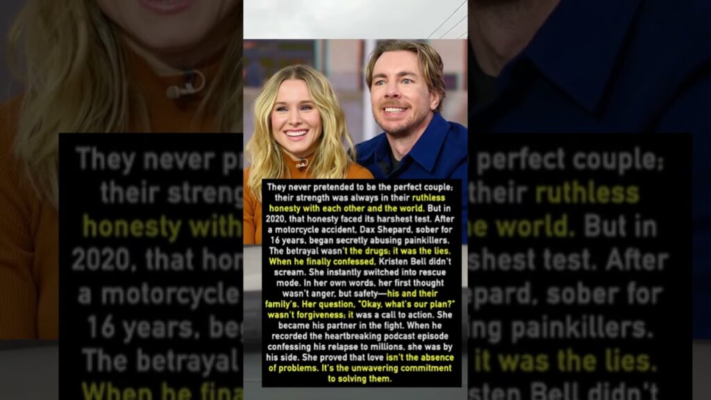 Kristen Bell’s Four Words That Helped Save Dax Shepard