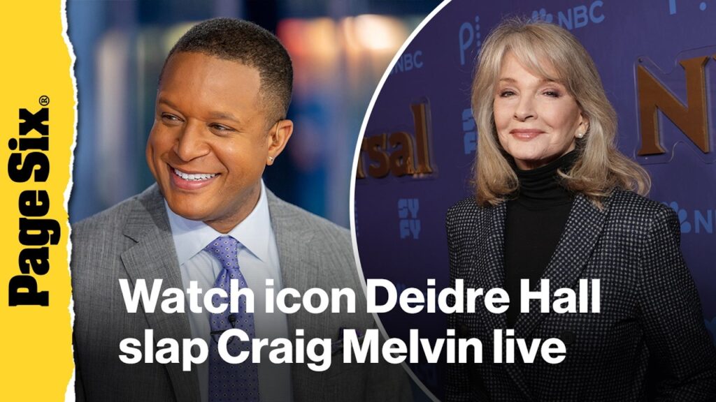 Watch ‘Days of Our Lives’ icon Deidre Hall slap Craig Melvin live on ‘Today’ after shocking request Watch 'Days of Our Lives' icon Deidre Hall slap Craig Melvin live on 'Today' after shocking request
