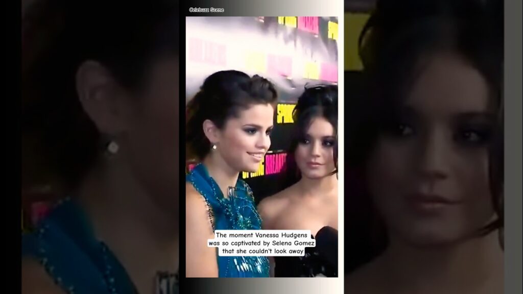 The moment Vanessa Hudgens was so captivated by Selena Gomez #selenagomez #shorts #shortvideo #cute