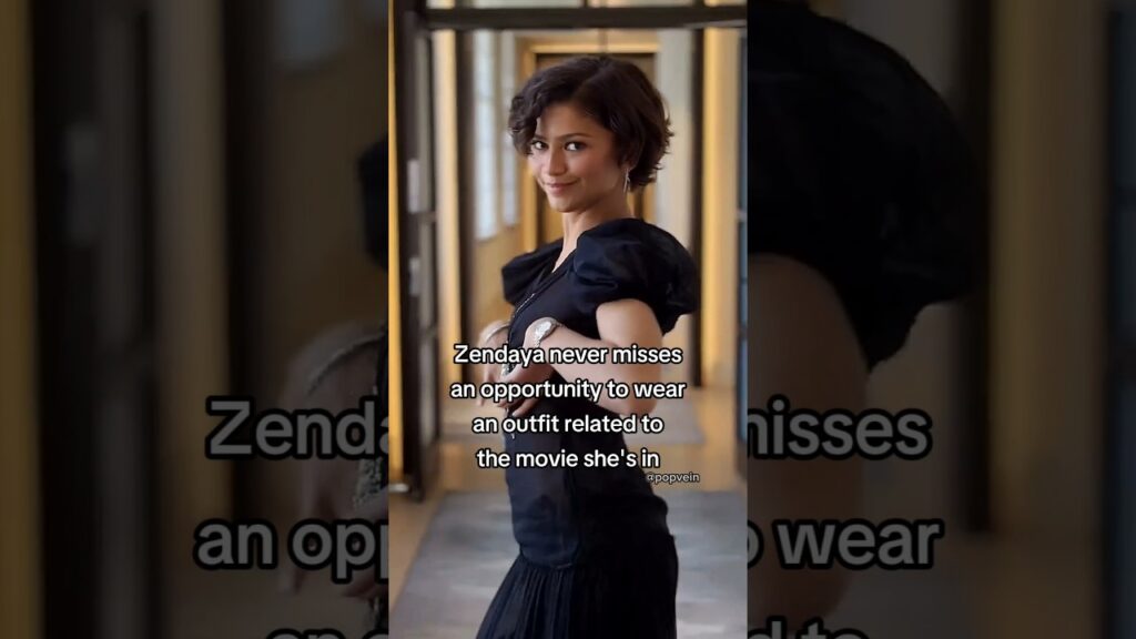 Zendaya never misses an opportunity to wear an outfit related to the movie she’s in π© Zendaya never misses an opportunity to wear an outfit related to the movie she's in π©
