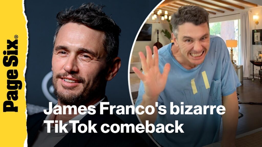 James Franco sparks concern with bizarre TikTok comeback James Franco sparks concern with bizarre TikTok comeback