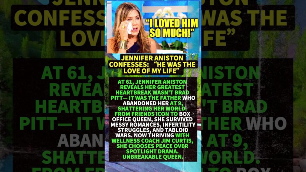 Jennifer Aniston Confesses: “He Was The Love of My Life” #shorts #viral