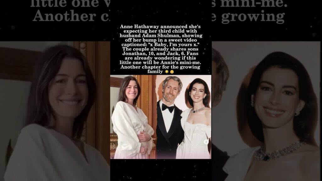 Anne Hathaway Announces Third Pregnancy ‘Baby, I’m Yours’ 💛🤰 #AnneHathaway #BabyNumber3 Anne Hathaway Announces Third Pregnancy 'Baby, I'm Yours' 💛🤰 #AnneHathaway #BabyNumber3