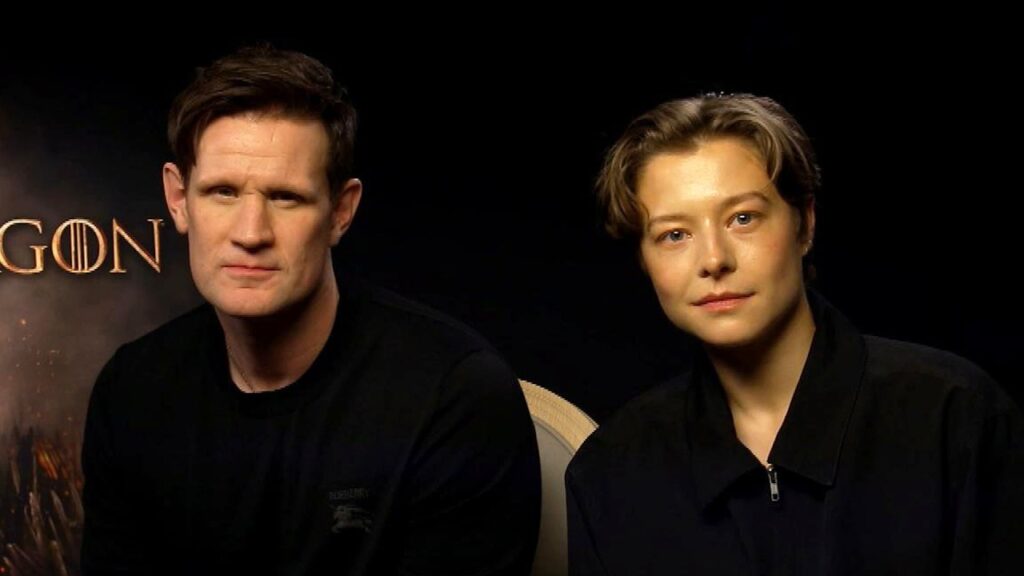 House of the Dragon’s Emma D’Arcy and Matt Smith Share Lessons in Learning Valyrian (Exclusive) House of the Dragon's Emma D’Arcy and Matt Smith Share Lessons in Learning Valyrian (Exclusive)