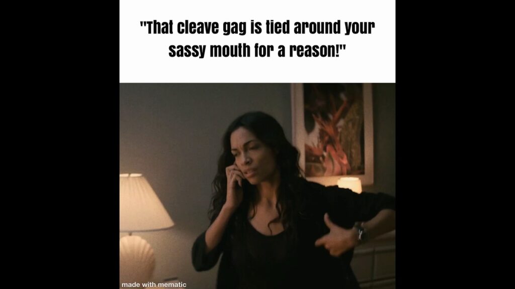 Rosario Dawson just doesn’t know when to shut her mouth doesn’t she