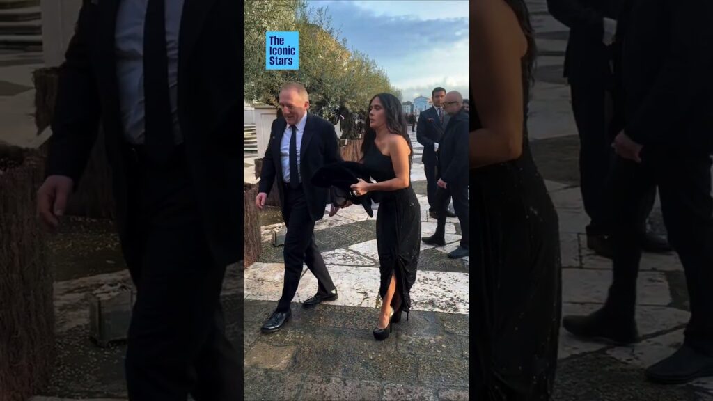 Salma Hayek with her husband at the Event 🤩 #salmahayek
