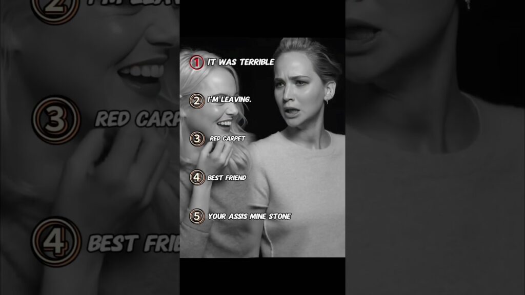 Jennifer Lawrence and Emma Stone's Hilarious Iconic Moments #celebrity #funny #shorts