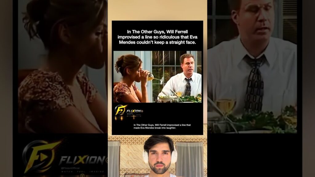 In The Other Guys, Will Ferrell improvised a line so ridiculous that Eva Mendes couldn't