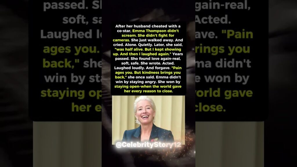 Why Emma Thompson Chose Kindness Over Anger. #shorts #celebrity #hollywood Why Emma Thompson Chose Kindness Over Anger. #shorts #celebrity #hollywood