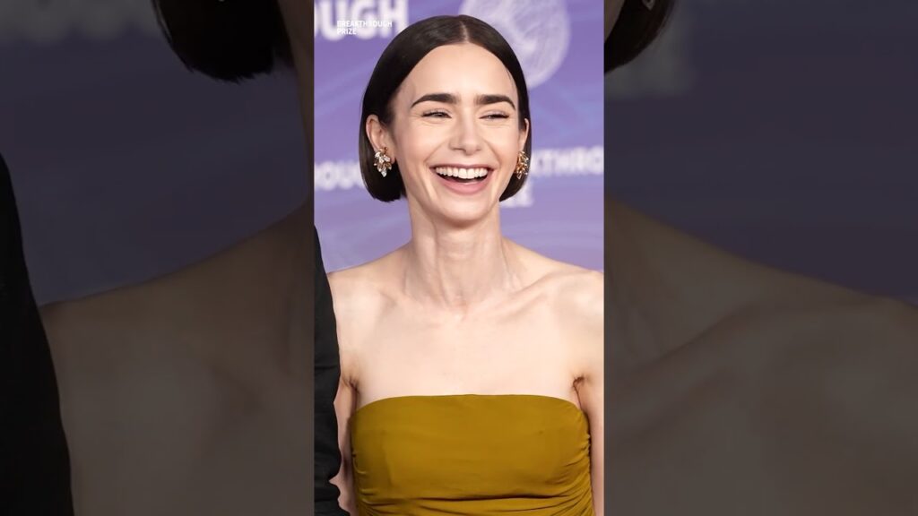 Lily Collins and Charlie McDowell at the 2026 Breakthrough Prize Ceremony