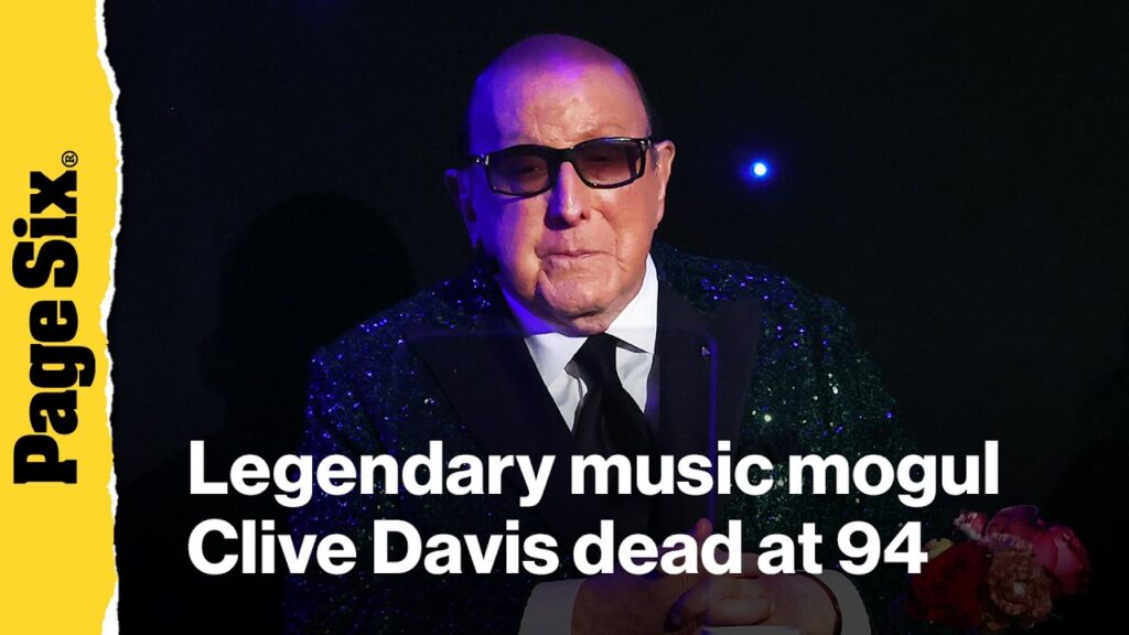 Legendary music producer Clive Davis dead at 94