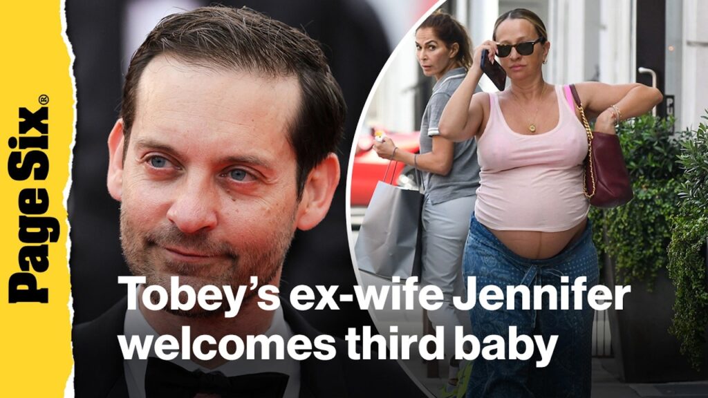 Tobey Maguire’s ex-wife Jennifer Meyer welcomes baby at 49, her first with fiancé Geoffrey Ogunlesi
