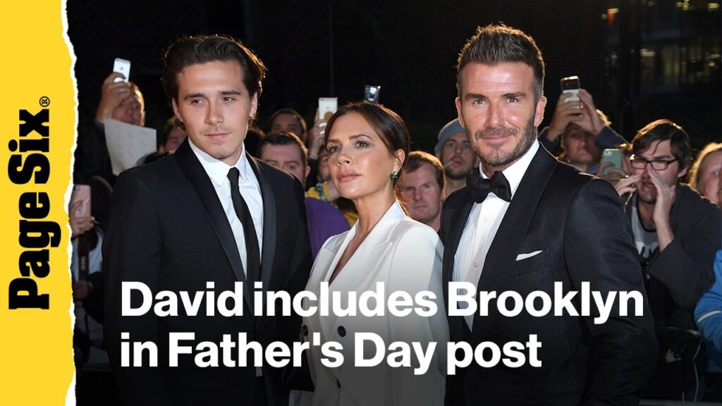 David Beckham includes estranged son Brooklyn in Father's Day post