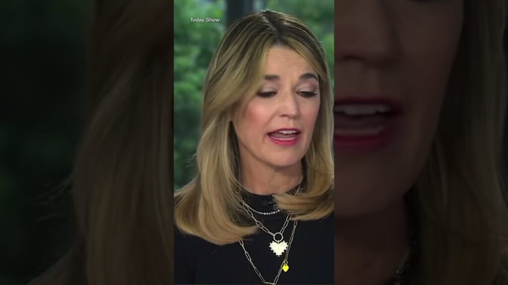 Savannah Guthrie is learning to cope with life without Nancy Guthrie. (🎥: Today)