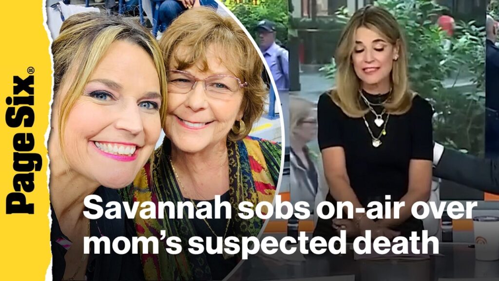 Savannah Guthrie breaks down on ‘Today’ while addressing mom Nancy’s suspected death in ransom note Savannah Guthrie breaks down on 'Today' while addressing mom Nancy's suspected death in ransom note