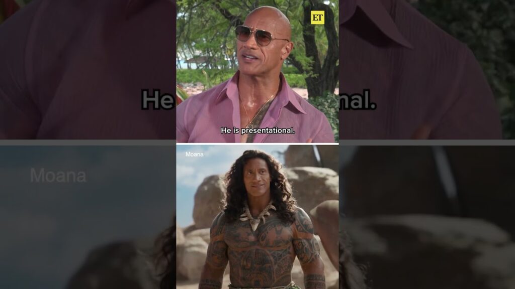 #dwaynejohnson reacts to playing #maui 10 years later in #moana  live-action film