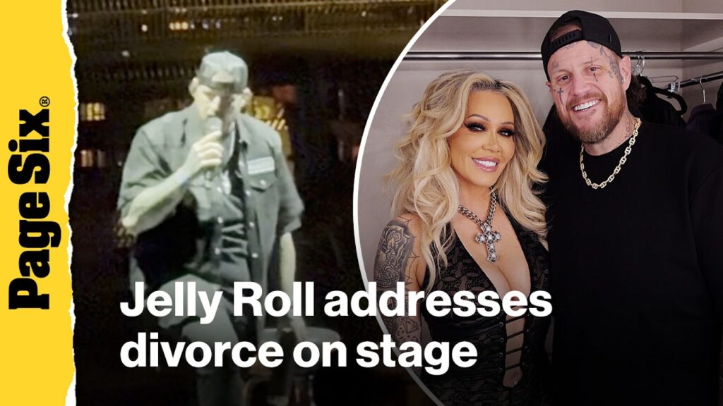 Jelly Roll addresses divorce on stage during Saratoga Springs concert Jelly Roll addresses divorce on stage during Saratoga Springs concert