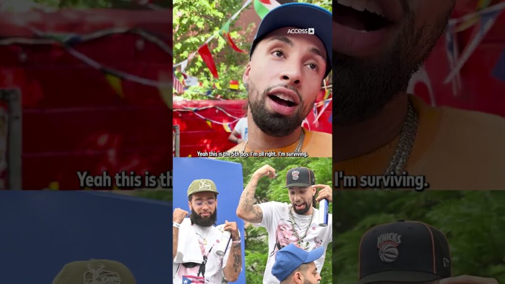 Jose Alvarado gave an update on his celebrations after the Knicks ticker-tape parade