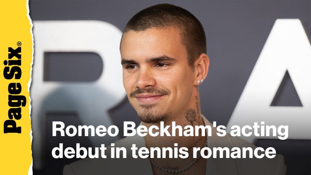 Romeo Beckham to make acting debut in tennis romance 'Forty Love'