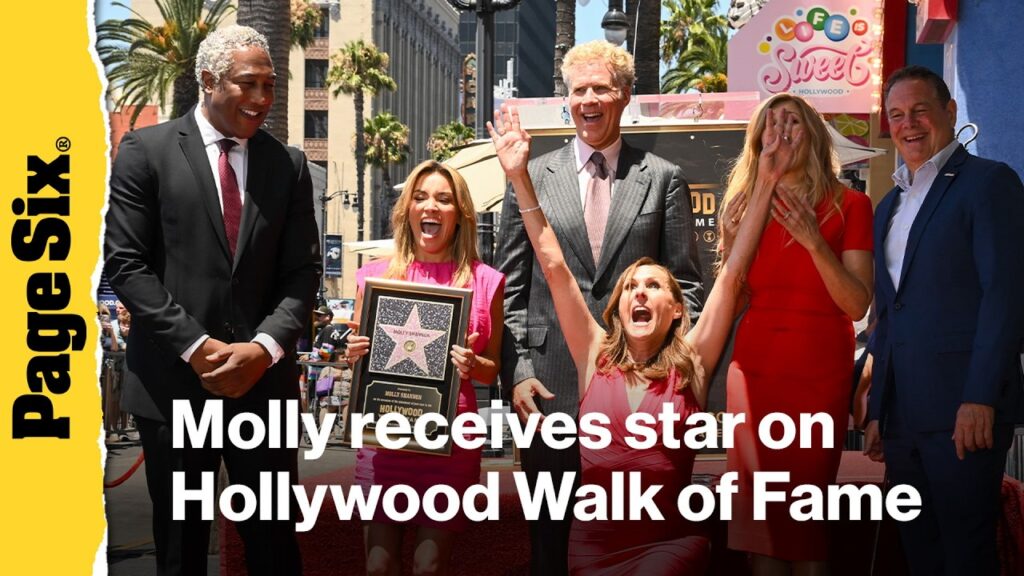 'Molly Shannon saved SNL!': Will Ferrell gushes over comedian at Hollywood Walk of Fame