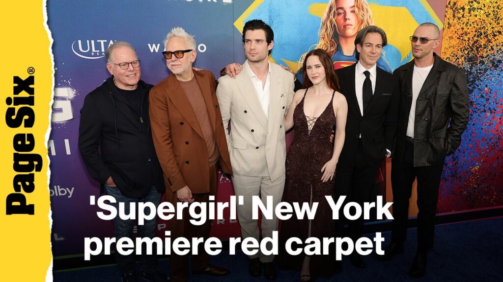 Milly Alcock, David Corenswet, Rachel Brosnahan and more attended the 'Supergirl' New York premiere
