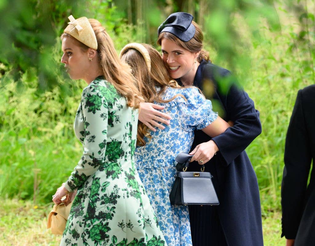 Eugenie resurfaced at Peter Phillips' wedding