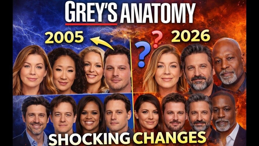 Grey’s Anatomy Cast Then and Now (2005 vs 2026) — Shocking Transformations!
