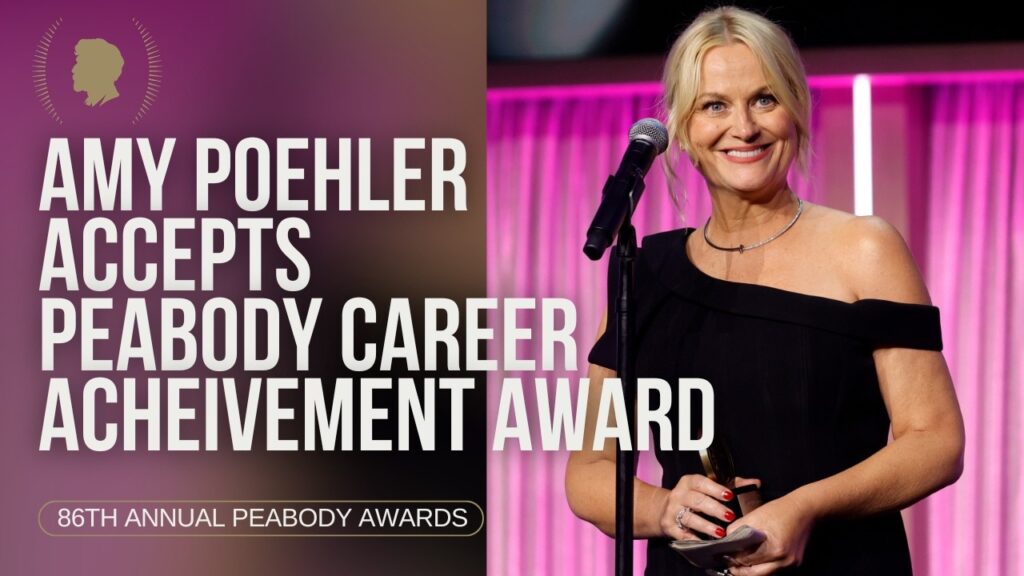 Amy Poehler Accepts the Peabody Career Achievement Award