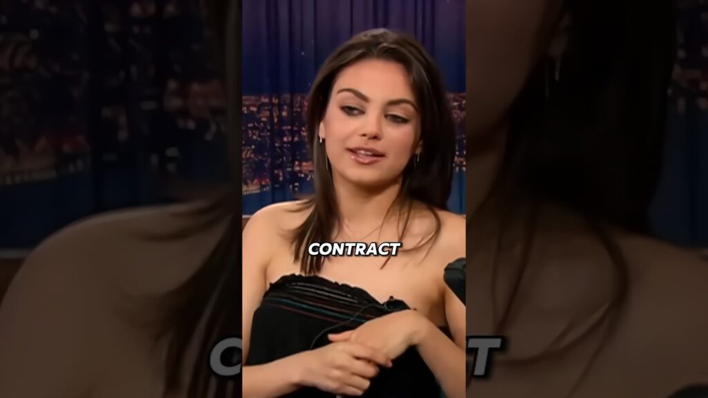 Mila Kunis got the job at 14 😮 #milakunis #shorts #talkshow