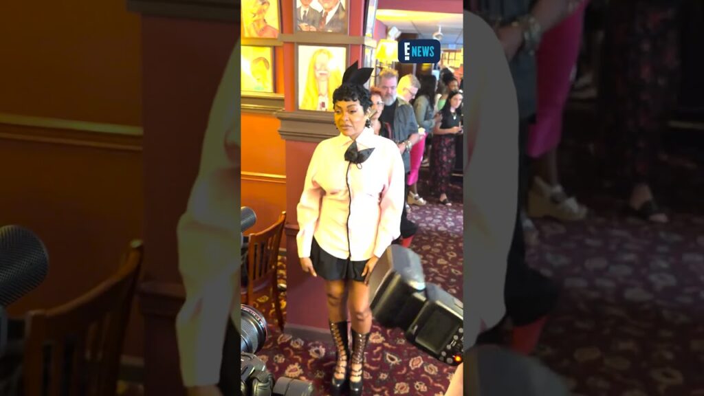Taraji P. Henson celebrating her Broadway debut in "Joe Turner's Come and Gone." 🖤 (🎥: JPASC24)
