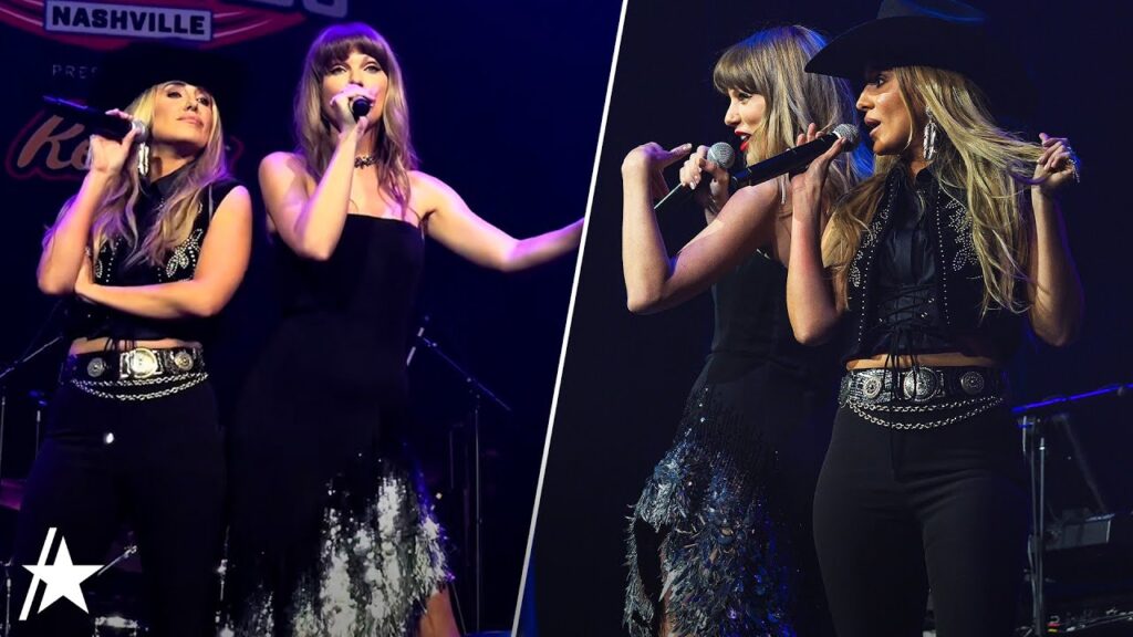 Taylor Swift's SURPRISE ‘Love Story’ Duet w/ Lainey Wilson Ahead Of Travis Kelce Wedding