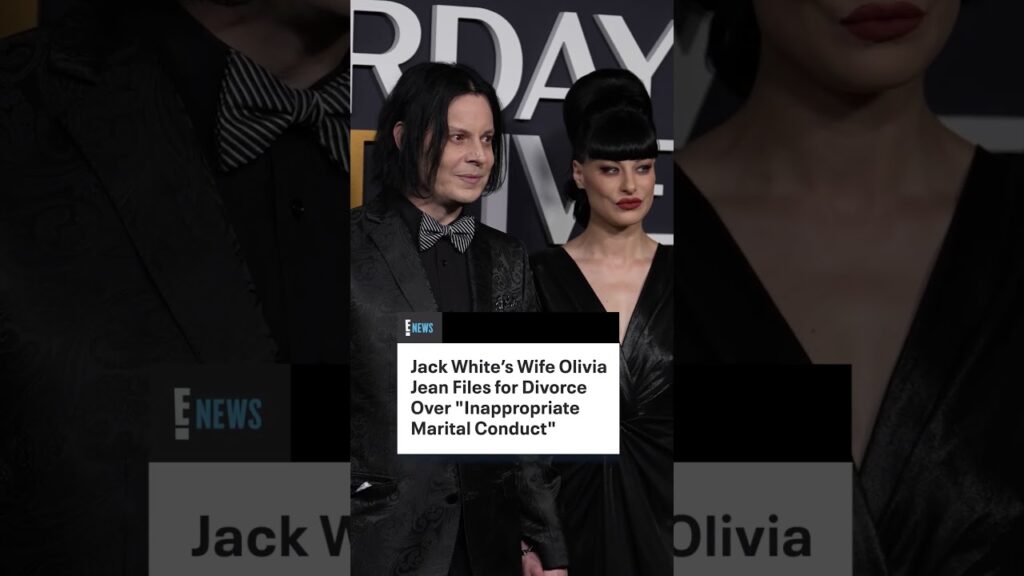 The White Stripes frontman Jack White's wife Olivia Jean has filed for divorce after four years.