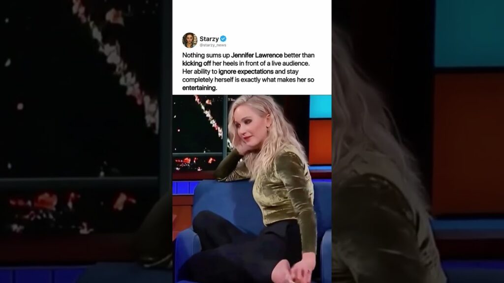 JENNIFER LAWRENCE BEING HERSELF