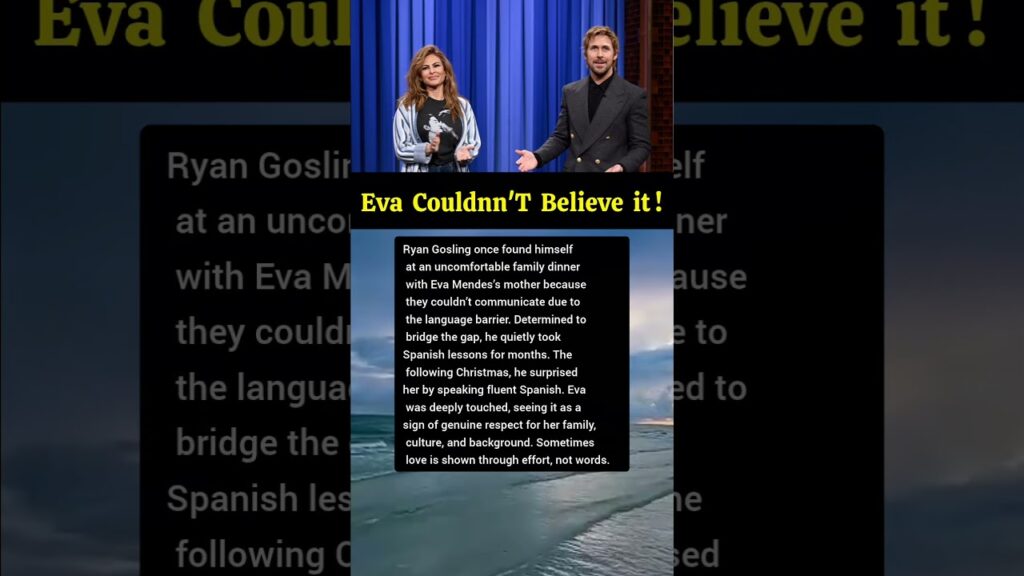 Ryan Gosling’s Secret Surprise Left Eva Mendes Speechless‎.    #ryangosling #evamendes